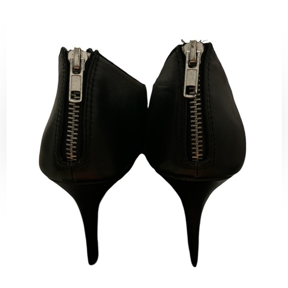 Black Peep Toe Booties - Picture 5 of 8